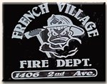 French Village Fire Logo